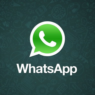 logo de WhatsApp sobre fondo verde