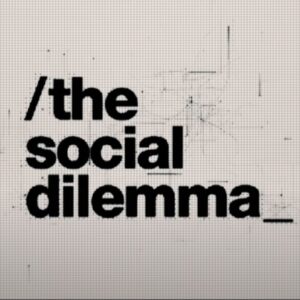 Título anunciador de la película "The social dilemma" 